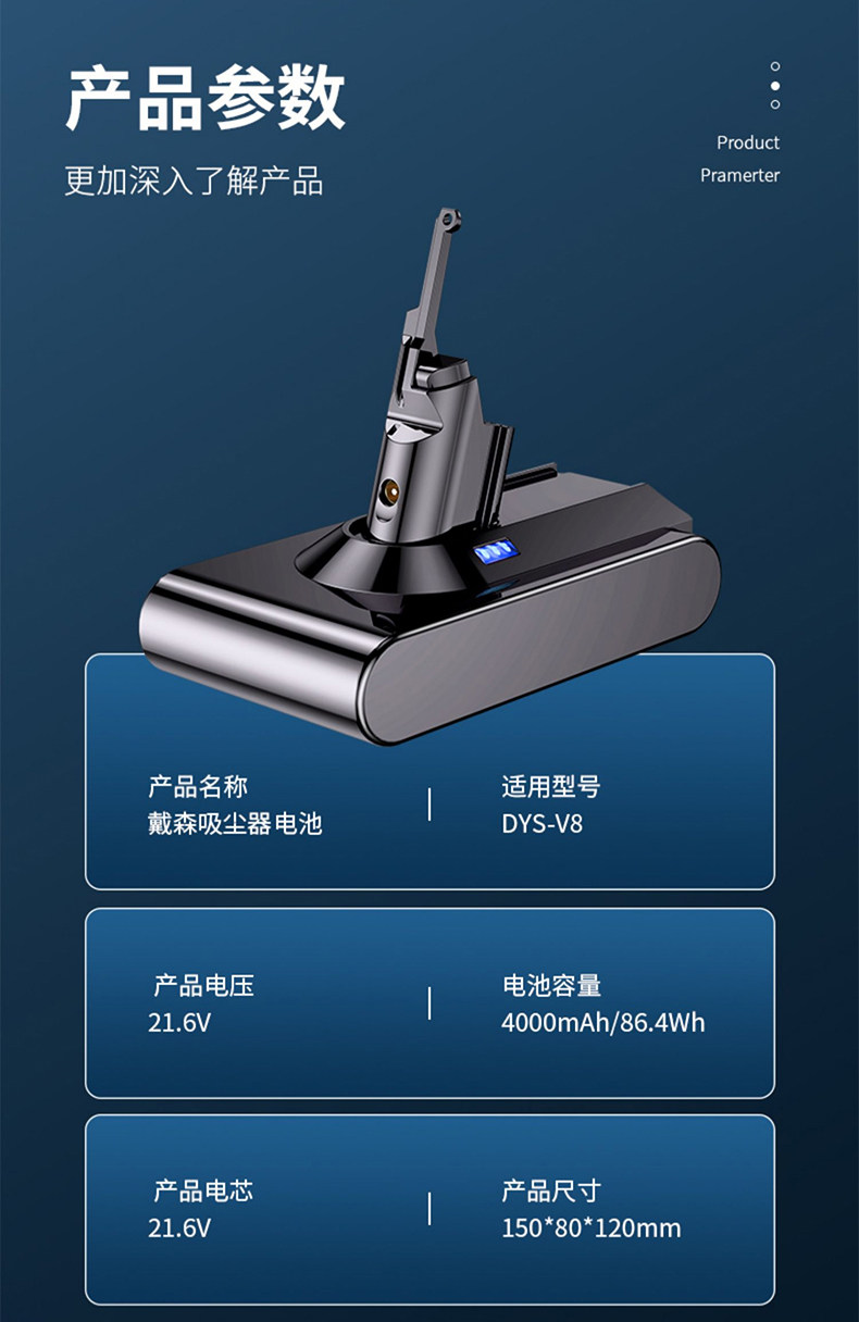 Элемент питания 适配dyson戴森v6v8v10v11吸尘器电池替代dc62/sv10戴森电池充电器