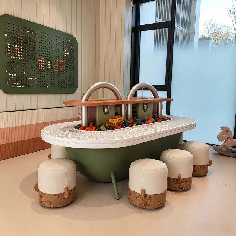 Sales Office Children's Play Area, Solid Wood Tables and Chairs, Bookstore Reading Area, Baby Leisure Activity Area, Handmade Play Table Sales Office Children's Play Area, Solid Wood Tables and Chairs, Bookstore Reading Area, Baby Leisure Activity Area, Handmade Play Table