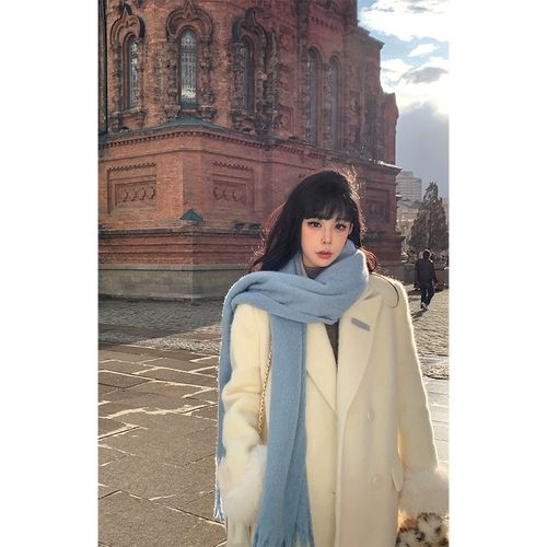 Черное шерстяное демисезонное стеганое длинное шерстяное пальто, увеличенная толщина, подходит для подростков