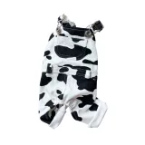 Одежда для пары с изображением коровы Тедди Бишон, детская сумка, брюки, детская сумка, юбка, весенняя одежда, одежда для домашних животных, кошек, собак