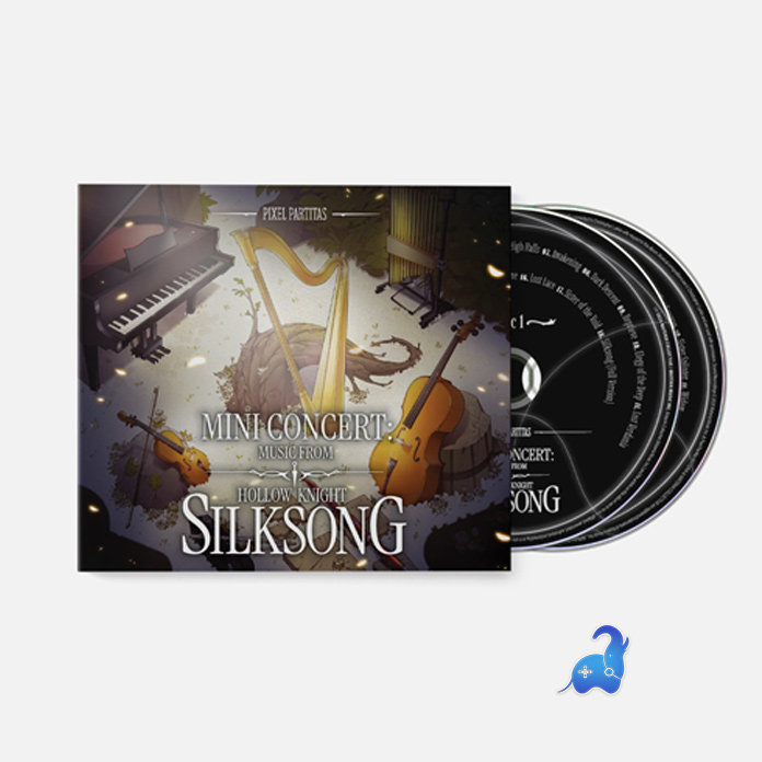 ระหว่างการขนส่ง: คอนเสิร์ตขนาดเล็ก Ost 2 แผ่นซีดีของ Hollow Knight Silksong