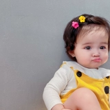 Детская заколка-крабик, милая заколка для волос, челка, детский аксессуар для волос, популярно в интернете, в цветочек