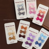 黄小妞 Детская классическая заколка для волос с бантиком, безвредные детские шпильки для волос, аксессуар для волос, не повреждает волосы, 3 шт