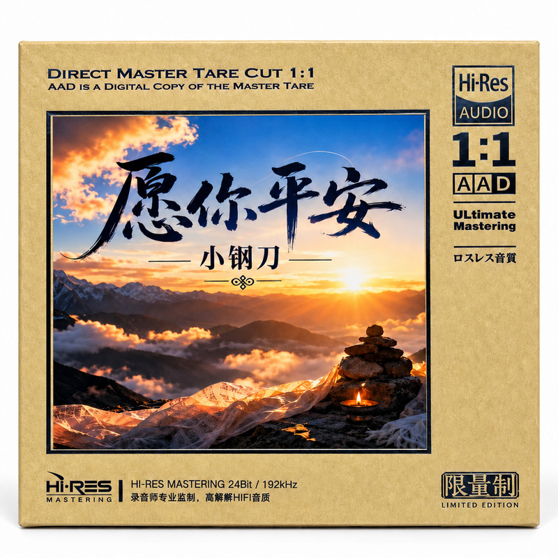 Little Steel Knife, May You Be Safe, Golden Deluxe Edition Cd, Hi-Res 1:1 Direct Recording, High-Resolution Hifi Sound Quality