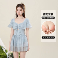 Синие силиконовые вставки в бюстгальтер