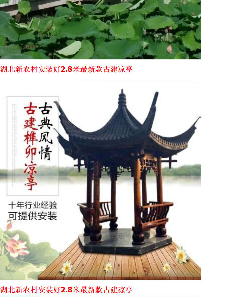 Cổ gỗ ngoài trời gazebo sân carbonized gỗ hình lục giác gazebo chalet biệt thự vườn rắn gỗ gian hàng đồ nội thất - Bàn ghế ngoài trời / sân bàn ghế để ban công