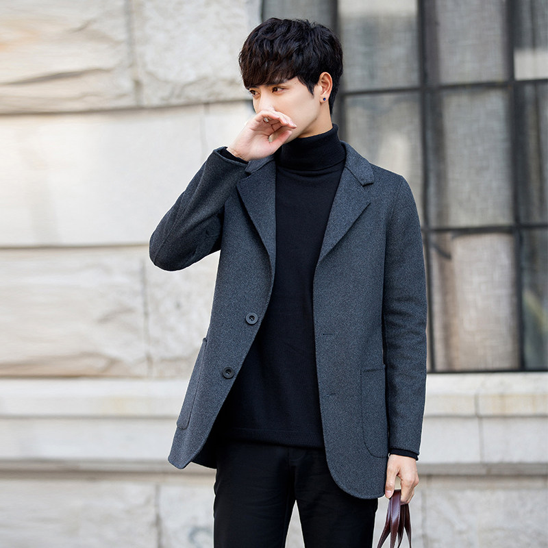 short wool jacket mens