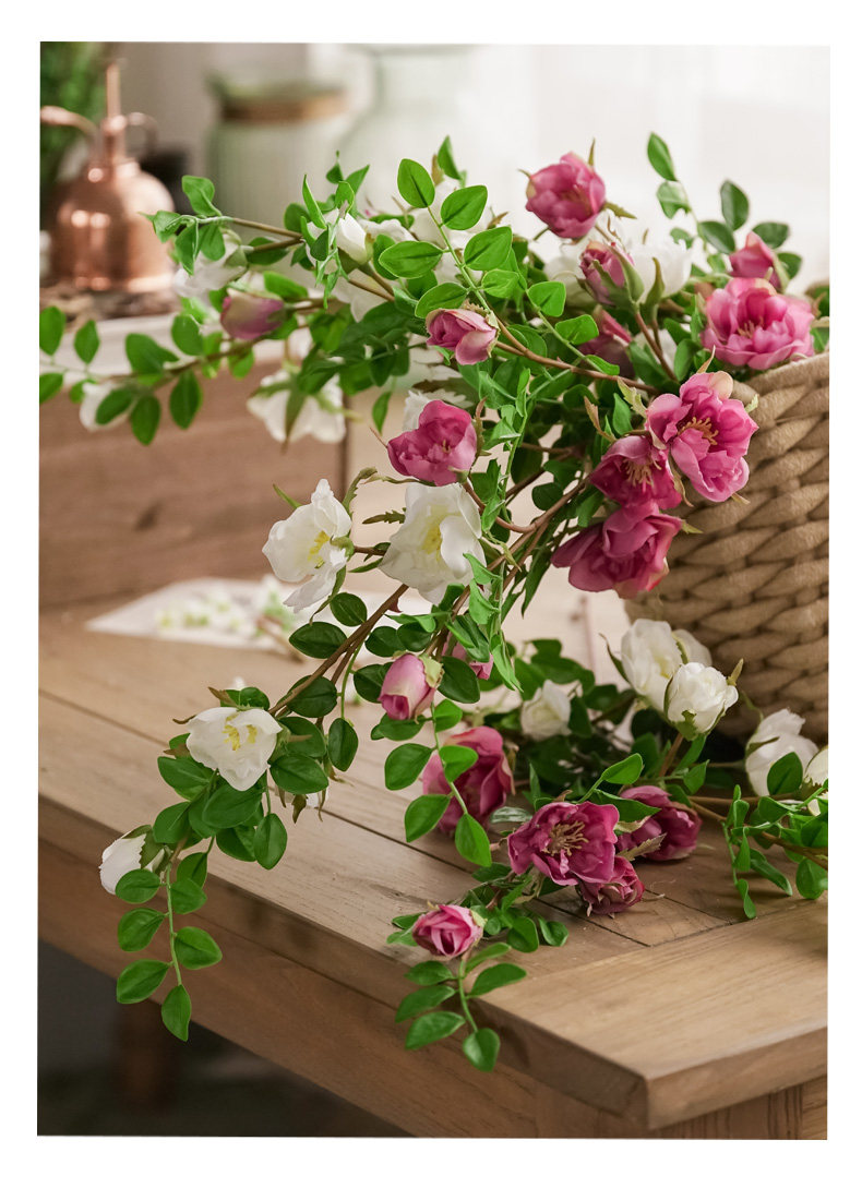 仿真花花瓶花藝亞利桑那六頭薔薇花假花擺件室內仿真花插花美式復古客廳裝飾花 Yahoo奇摩拍賣