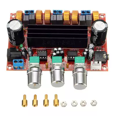 XH-M139 2 1-channel digital power amplifier board 12V-24V wide voltage TPA3116D2 2 * 50W 100W