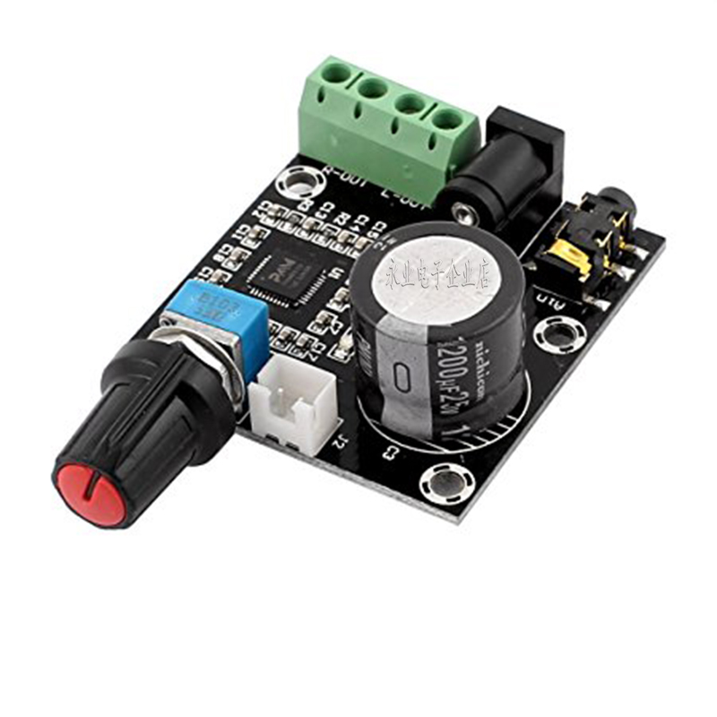 PAM8610 module dual channel 12V HD power amplifier board Class D pure digital power amplifier 15W*2 high power