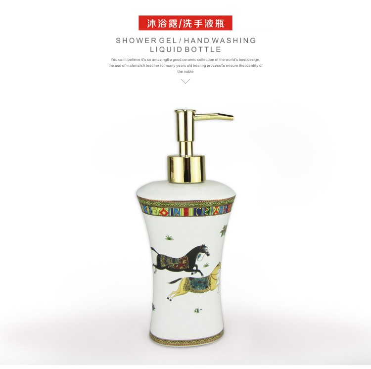 Misty soap dish wash cup six woolly European - style bathroom ceramic sanitary ware washing suite ware suit gift sell like hot cakes