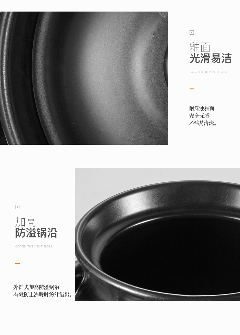 Casserole stew high - temperature crock soup pot small ceramic Casserole household flame gas pot soup pot soup pot