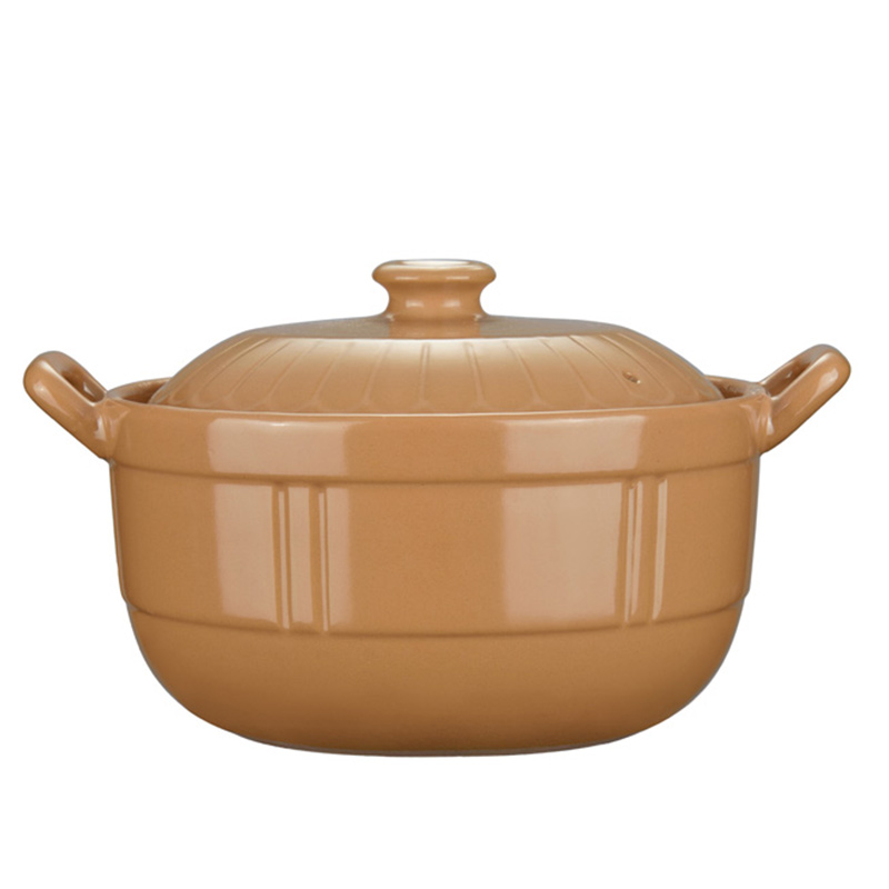 The An earthenware pot soup stew household gas flame ceramic casserole gas buner for high temperature resistant soup pot cooking porridge boil soup