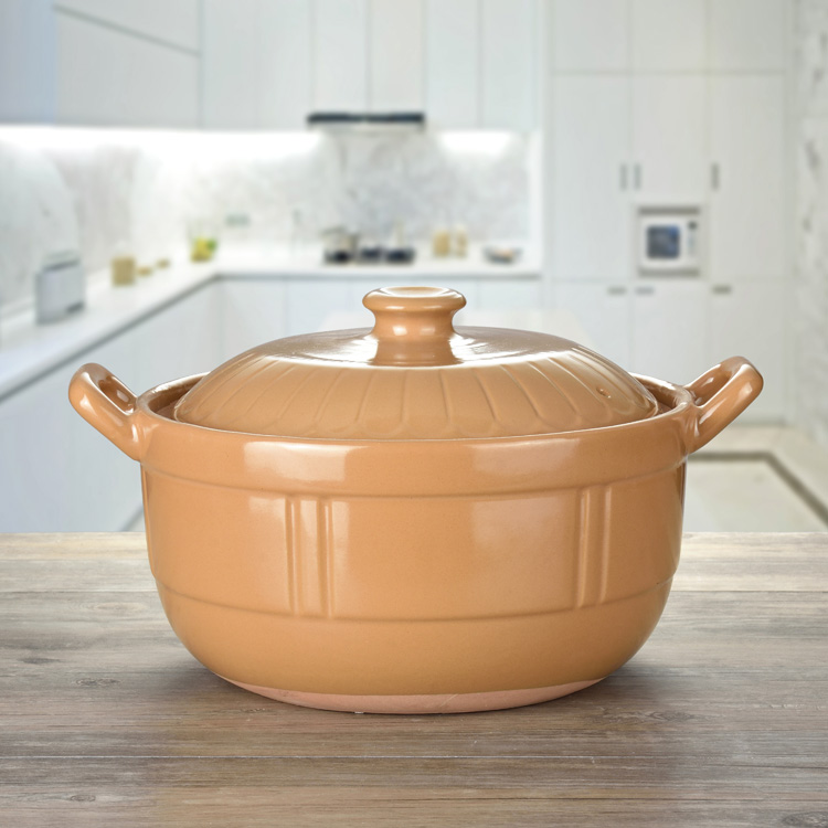 The An earthenware pot soup stew household gas flame ceramic casserole gas buner for high temperature resistant soup pot cooking porridge boil soup