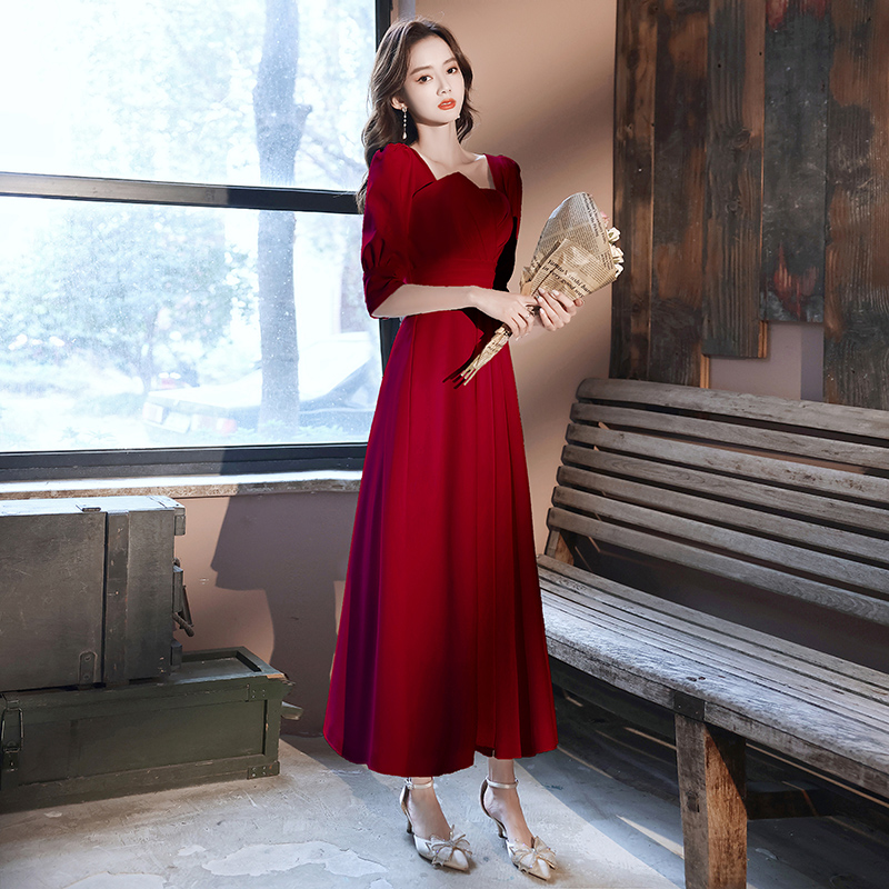  L+210201 wine red long medium sleeve   + $4.71 