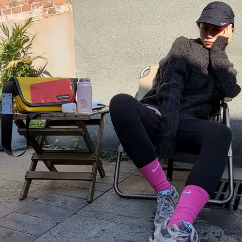 Nike, хлопковые носки подходит для мужчин и женщин для влюбленных для спортзала, для бега