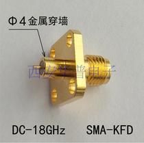 Spot SMA-KFD689-0 8 RF connector 18G flange fixed female base SMA-KFD RF connector