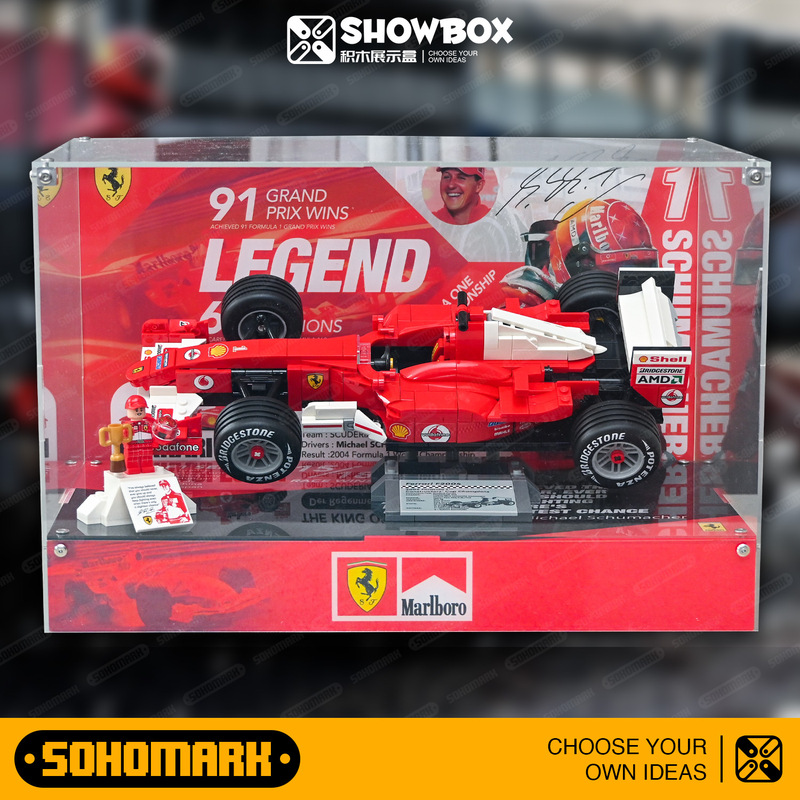 Tifosi F2004 Assembly Display Box Is Suitable for the New 11375 Ferrari F1 Racing Car