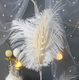 Baked cake decoration ornaments crystal star crown pearl feather ostrich feather birthday cake dessert table decoration