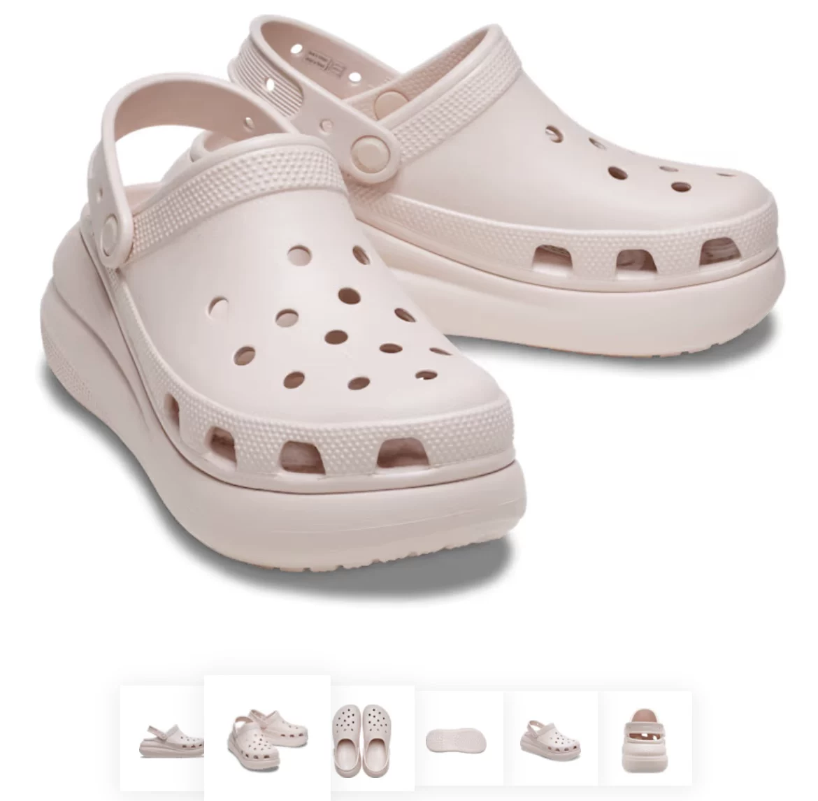 Официальный сайт Korea Crocs дырчатые обувь розовые набивки