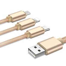 苹果安卓TypeC三合一快充数据线