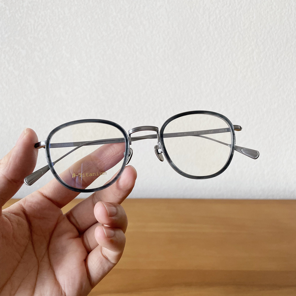 Korea beta titanium glasses frame FA6139 fashion literature and art men and women ultra-light height myopia frame designer wild