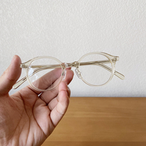 White Mountain Glass Shop BOSTON-N Boston Plate Retro Small Face Libeline Identical Spectacle Frame High Myopia