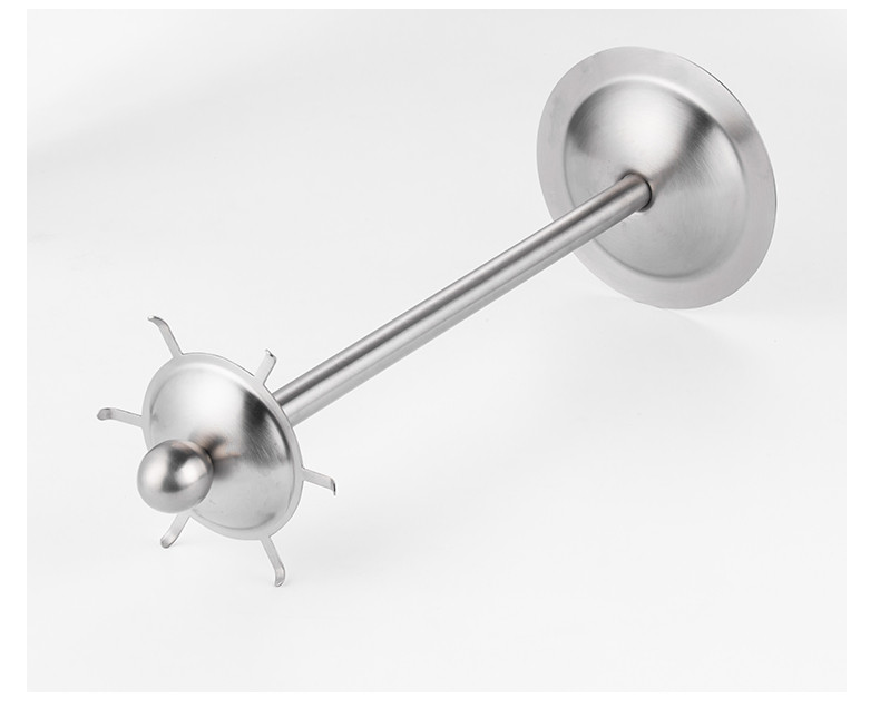 Bếp inox Đức giá bếp thìa thìa súp lưu trữ nhà bếp có thể xoay kệ treo mặt dây chuyền nhà nồi