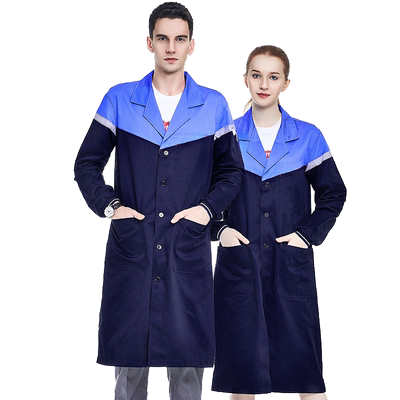 男女同款蓝大褂工作服