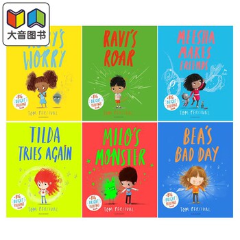 Tom Percival Children's Emotion Management Theme Picture Book Series Ruby Worry Ravi Meesha Milo Tilda Tries Again English Original Imported Books Da Yin