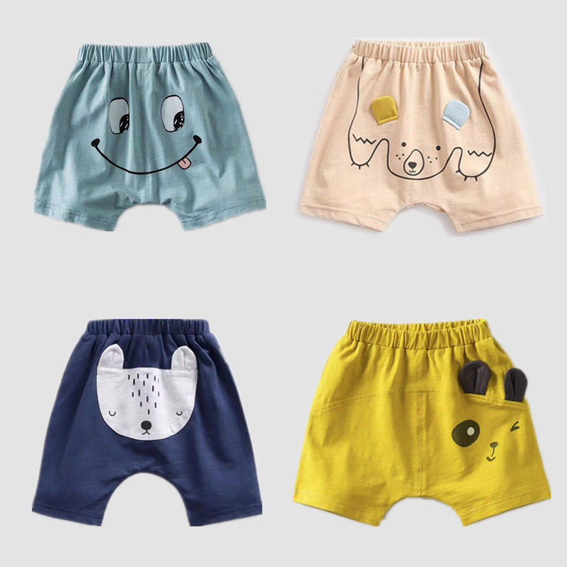 Baby cotton shorts newborn boys summer casual go out PP pants baby children's clothing girls thin pants