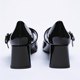 QZAZR Autumn New TRF Women's Shoes Asia Limited Black Lady Mary Jane High Heels 13808810040