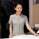 Комнатная униформа для отеля для работы, комплект, комбинезон, короткий рукав