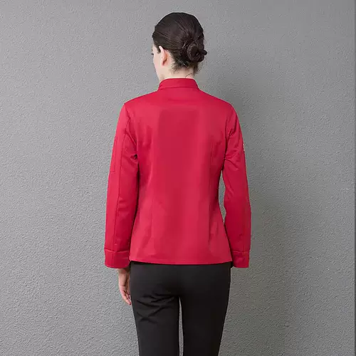 Рабочая одежда шеф-повара, отель с длинными рукавами, китайский и западный ресторан, кухонная одежда, мужской выпечка, повар, осень и зимняя одежда