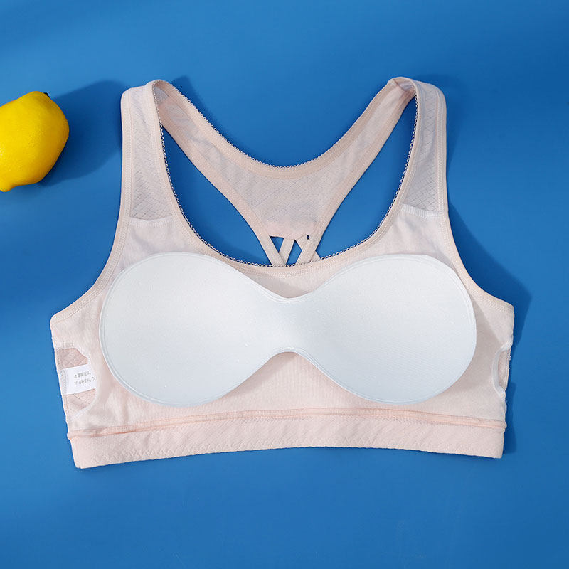 Adolescent girls develop underwear big girls over 13 years old 14 anti-bump summer beauty back camisole bra
