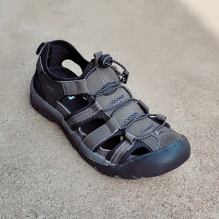 Original single men's large size one pedal summer ultra-light non-slip soft bottom outdoor hiking leisure sports sandals