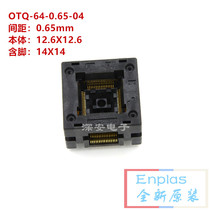 Original QFP64 OTQ-64-0 65-04 burning Test seat spacing 0 65 IC burning socket spot