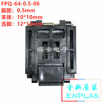QFP64 pitch 0 5 FPQ-64-0 5-06 Burning test stand 12X12 IC socket