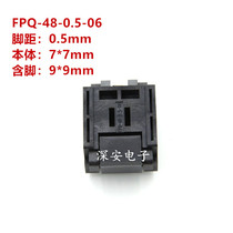 Original QFP48 Burning Test Block FPQ-48-0 5-06 IC Burned Socket Spacing 0 5 Size 9X9