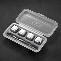 304 из нержавеющей стали 4 штук+коробка PP+ICE Clip