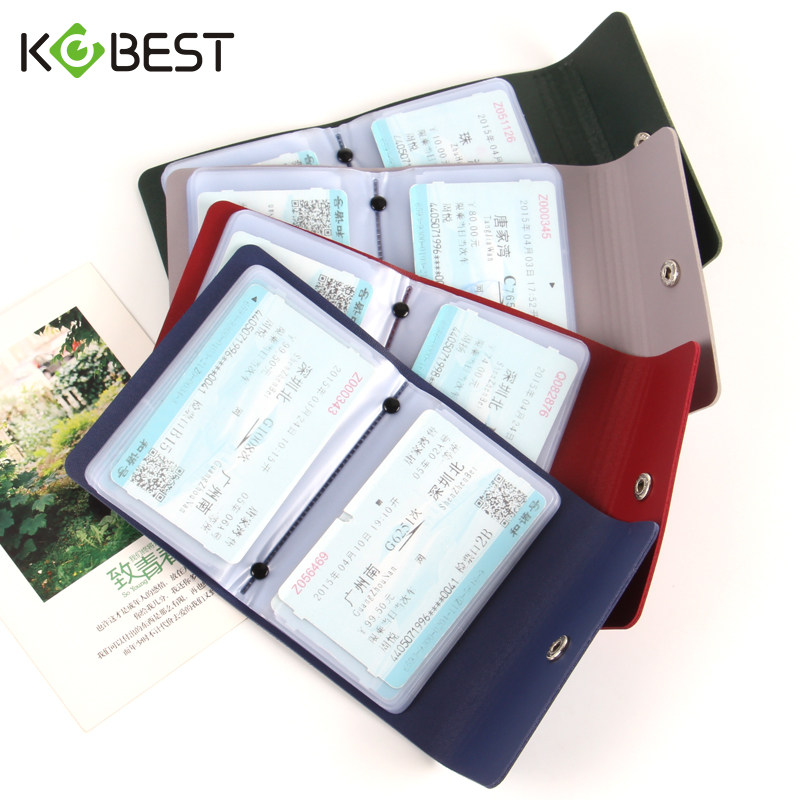 Con 100 Motor Driver's License Card Bag Multi-Position Card Holder Small Document Bit Large Capacity Credit Card Cover Press Buckle