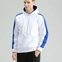 Белая толстовка с капюшоном, увеличенная толщина