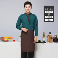 Зеленый лонгслив, круглый воротник