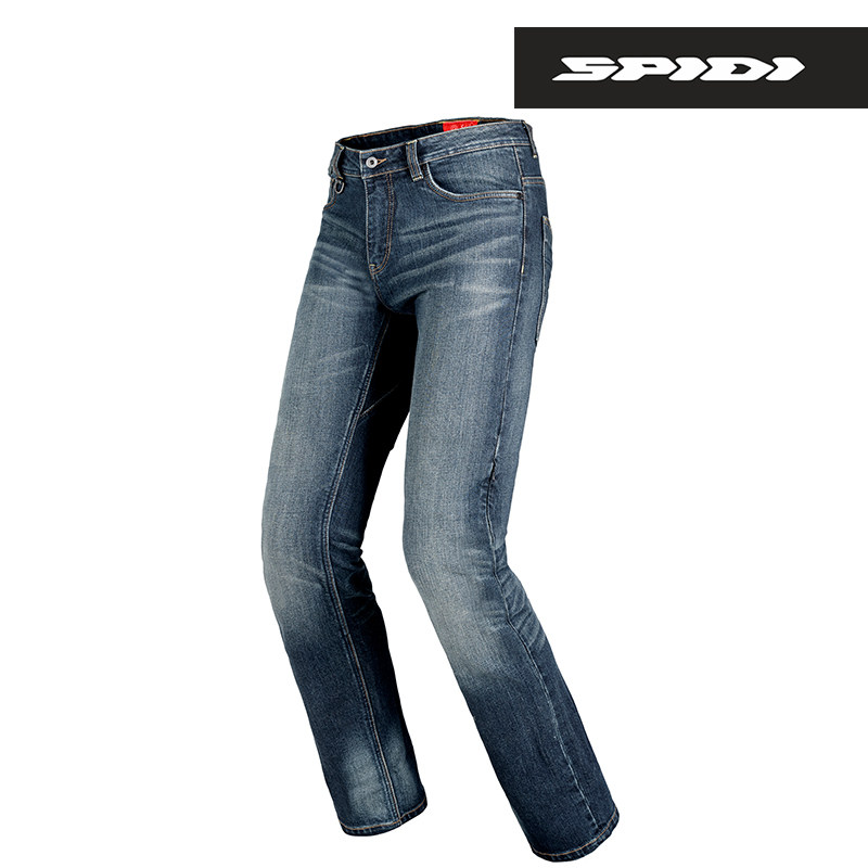 SPIDI riding in male locomotive racing pants Pants Jeans Locomotive anti-fall Four Seasons General Kevlar
