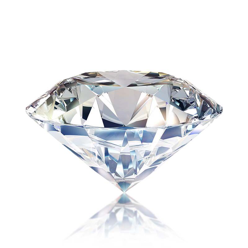 IGI cultivates diamond 8K gold diamond ring, laboratory artificial CVD artificial naked diamond synthesis ring, female support customization