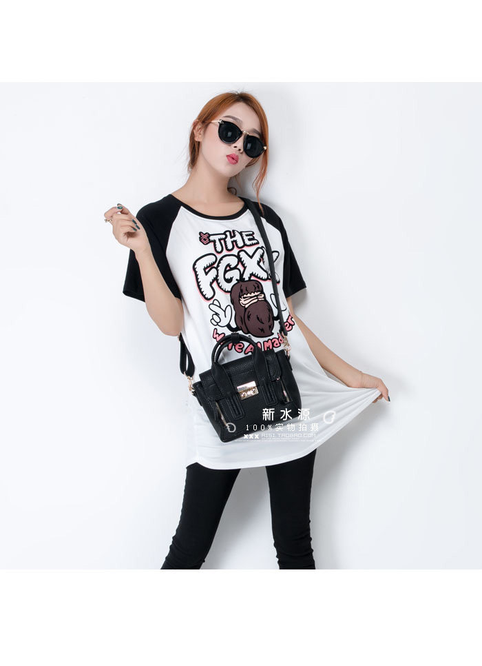 女包 蝙蝠笑脸包手提单肩斜挎包小怪兽包包小