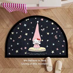 Hello Kitty Cartoon Cute Bathroom Absorbent Quick-Drying Toilet Dirt-Resistant Bathroom Entrance Mat
