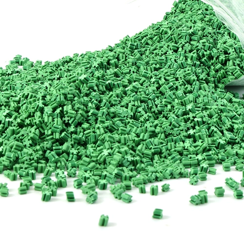 Футбольный зеленый резиновый искусственный газон, изготовлено из TPE