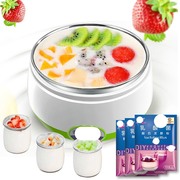 máy làm sữa chua gia đình Tách bột sữa chua cá nhân nhỏ cắm vào lót thương mại sản xuất xách tay hướng dẫn sử dụng máy làm lạnh phòng ngủ máy làm tóc - Sản xuất sữa chua máy làm sữa chua severin jg 3525