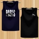 Mùa hè vai không tay áo thun nam XL cotton rộng thể thao vest béo vest vest bóng rổ - Áo vest cotton khoác vest nữ
